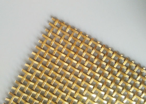 Geweven Metaalcomités 3.2mm Roestvrij staal Geplooid Mesh For Cabinet Doors