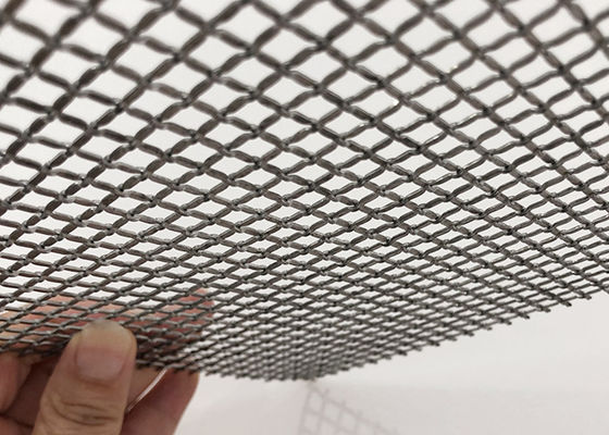 301 de roestvrij staal Geplooide Weerstand van Draadmesh square woven metal abrasion