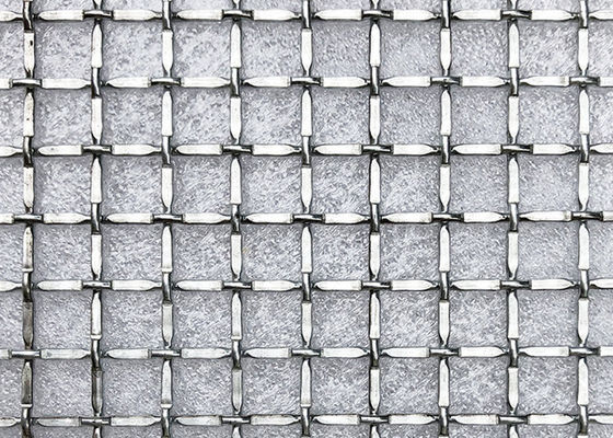 Van de het Slotgolfplaat van de metaaldecoratie Ss302 de Draad Mesh Alkali Resistance For Ceiling en Poort