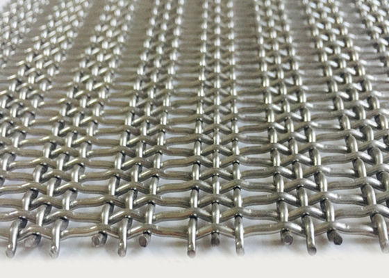 Binnenlandse Geweven Ss 316 Metaalstaal Geplooide Draad Mesh Decoration Building Facade