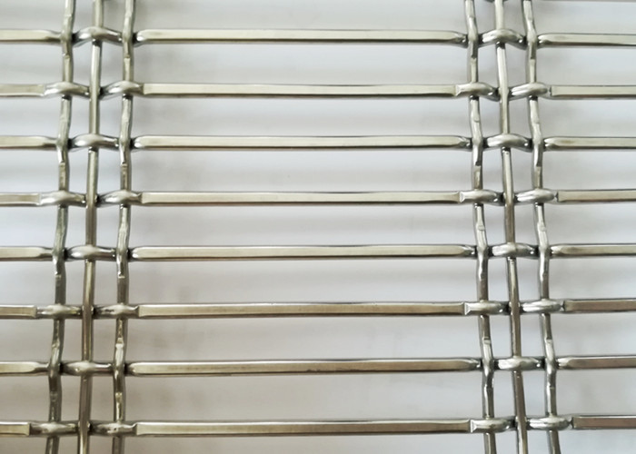 Decoratieve Voorgevel Architecturale Geweven Draad Mesh Ginning Weaving Flexibility