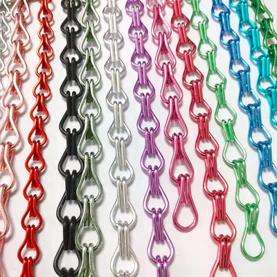 Aluminium keten gordijn vliegscherm Duurzaamheid Geventileerde schermdeuren