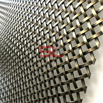 Gepersonaliseerde dikte architectonisch metalen gaas voor gevelbekleding en decoratieve wandpanelen