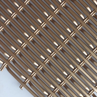 Antiek bronzen RVS paneel met kabelstructuur 1 7 Optie voor Signagepanelen en Displayarmaturen