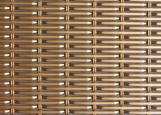 6.5ft van het de Draadnetwerk 26% van de Aluminiumlegering het Decoratieve Geweven Openingsgebied