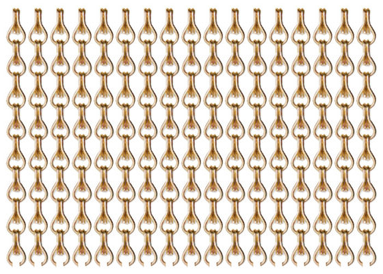 Het veelkleurige Extra Brede de Vliegscherm 90*210cm van de Aluminiumketting Pale Gold