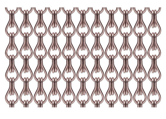 ODM 2mm van de de Deurvlieg van de Metaalketting het Gordijn van de het Schermketting voor Architecturaal Gordijn