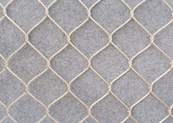 8m 316L het Netwerk7x19 Flexibele Kabel van de Roestvrij staalkabel voor Dierentuinbijlagen